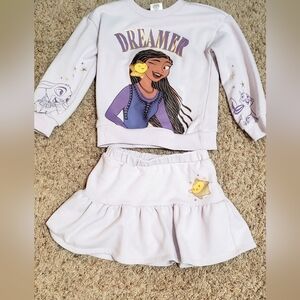 Dreamer Sweatshirt and Skort Set